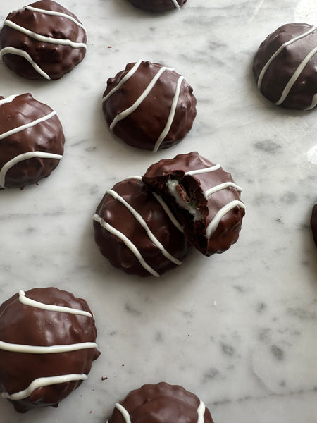Peppermint crisp squiggles!