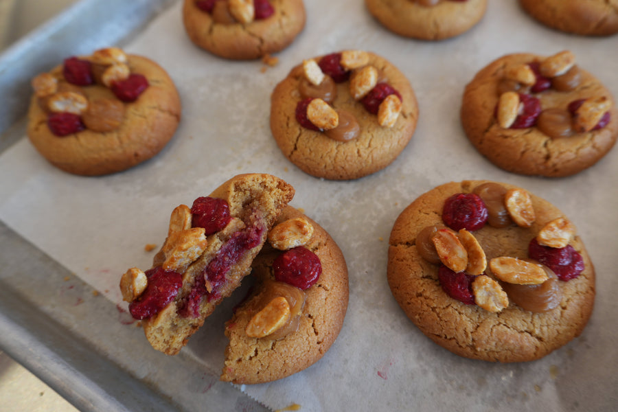 Peanut Butter and Jelly Cookies